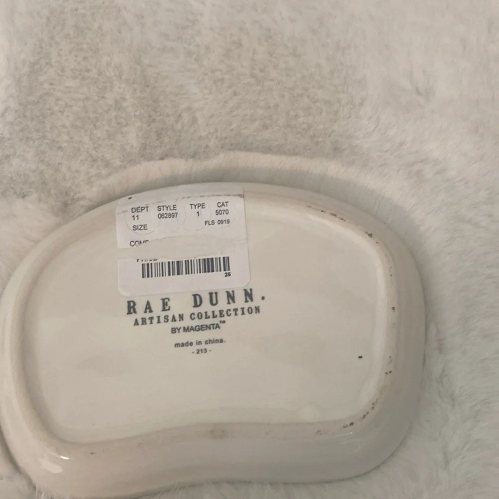 Rae Dunn Soap Dish with 'SUDS' Text